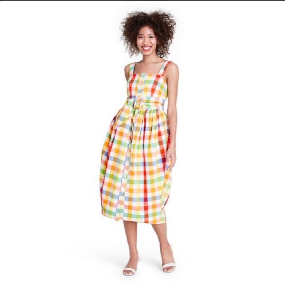 NWT Christopher John Rogers x Target Plaid Dress ⭐️⭐️⭐️ - Picture 10 of 13